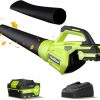 Amazon : $37.92 ($99.99) Leaf Blower 20V Leaf Blower Cordless with 4.0Ah Battery and Charger, High Power 400 CFM