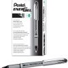 Amazon :$12.22 ($21.49)Pentel® EnerGel™ NV Liquid Gel Pens, Medium Point, 0.7 mm, 54% Recycled, Black Ink, Pack Of 12 Pens