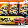 Amazon : $11.47 ($19.29) Armor All Protectant, Glass and Cleaning Wipes, Wipes for Car Interior and Car Exterior, 30 Count Each (Pack of 3)