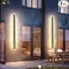 Amazon : $79.49 ($158.99)  2 Pack 31.5INCH Long Outdoor LED Wall Lights,24W Waterproof IP65 Warm White led Wall Light Rectangular Black Wall Light,led Porch Lights Outdoor Wall Elegant Frosted White Acrylic Anti Rust
