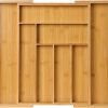 Amazon : $12.74 ($39.99) Pipishell Bamboo Expandable Drawer Organizer for Utensils Holder, Adjustable Cutlery Tray, Wood Drawer Dividers Organizer for Silverware, Flatware, Knives in Kitchen, Bedroom, Living Room