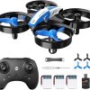 Amazon : $31.44 ($36.99) Holy Stone Mini Drone for Kids and Beginners RC Nano Quadcopter Indoor Small Helicopter Plane with Auto Hovering, 3D Flips, Headless Mode and 3 Batteries, Great Gift Toy for Boys and Girls, Blue