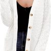 Amazon: $14.79 ($36.99) Womens 2024 Long Sleeve Chunky Cable Knit Fall Cardigans Sweaters Button Down Open Front