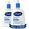 Amazon : $17.58 ($24.58)  Cetaphil Face Wash, Daily Facial Cleanser for Sensitive, Combination to Oily Skin, NEW 16 oz 2 Pack, Gentle Foaming, Soap Free, Hypoallergenic (Packaging May Vary)