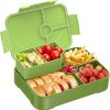 Amazon: $6.59 ($16.99) Kids Prints Bento Lunch Box – Leakproof Bento Boxes 6 Compartments Portions