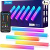 Amazon : $39.99 ($67.49)  Govee Glide Wall Lights, RGBIC LED Lights, Smart Gaming Lights Works with Alexa and Google Assistant, RGB Light Bar, LED Wall Lights for Bedroom, 2 Panels Set (3 Sections/Panel)