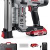 Amazon : $118.59 ($179.99) Electric Nail Gun, LINKNAL Cordless Brad Nailer Battery Powered,18 Gauge, 2×20V MAX Li-ion Batteries, Charger and 1000 Nails Included (L820-BN)