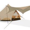 Amazon:$779.39 ($1298.99)10-Person Yurt Tent Bell Tent Glamping Bell Tent with Spacious Interior Waterproof Design, for Outdoor Family Camping