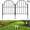 Amazon : $18.89 ($36.99) Garden Fence, 22 in(H) x 130 in(L) Arched Rustproof Metal No Dig Fence Garden Fence Border, Ground Stake Animal Barrier Fence for Rabbit Dog, Outdoor Decor for Yard & Patio