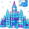 Amazon: $19.99 ($29.99) Frozen Castle Magnetic Tiles – 3D Diamond Building Blocks, STEM Educational Kids Toys