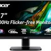 Amazon : $99.99 ($154.99)  Acer KB272 EBI 27'' IPS Full HD (1920 x 1080) Zero-Frame Gaming Office Monitor | AMD FreeSync Technology | Up to 100Hz Refresh | 1ms (VRB) | Low Blue Light | Tilt | HDMI & VGA Ports,Black