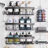 Amazon: $9.99 ($49.99) Adhesive Shower Caddy 6-Pack,Heavy Weight Bearing,Large Wall Mounted Shower Shelves
