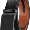 Amazon : $5.43 ($22.99) Zitahli Belt Men, Ratchet Belt Dress with 1 3/8'' Premium Leather,Slide Belt with Easier Adjustable Automatic Buckle