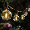 Amazon: $19.99 ($39.99) 100ft Outdoor String Lights Waterproof Patio Lights,Shatterproof Led Outside Globes