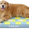 Amazon : $34.99 ($69.98)  Lesure Inflatable Waterproof Dog Bed for XXL Dog Bed, Portable Outdoor Travel Dog Bed, Comfort Adjustable Support Air Mattress Crate Mat with 3 Inch Orthopedic Foam for Indoor & Outdoor Dogs, Grey