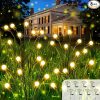 Amazon :$34.99 ($49.99)OZS Upgraded 8pack 64LED Solar Garden Lights - Solar Firefly Lights Outdoor, Solar Swaying Light, Sway by Wind, Solar Fairy Lights Outdoor Waterproof for Garden Decoration (Warm White)