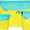 Amazon:$16.79 ($27.99)pack all 3 Pcs Water-resistant Material Zipper Pouch Set, Mesh Zipper Bags for Storage, Travel, Office (Yellow)