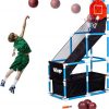 Amazon:$18.49 ($36.99)Boy Toys Basketball Hoop Arcade Board Game Toy Basketball Shooting Training Toy for Kids 3+ Years Old