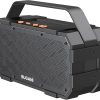 Amazon:$39.99 ($79.99)BUGANI Bluetooth Speaker, Portable Bluetooth Speakers with 40W Stereo Sound, Loud Bluetooth Speaker 24H Playtime Support TF Card/AUX, IPX6 Waterproof for Beach Camping Outdoor Indoor