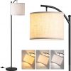 Amazon:$23.99 ($39.99)addlon Floor Lamp for Living Room with 3 Color Temperatures, Standing lamp with Linen lampshade for Bedroom, Office, Lamps with 9W LED Bulb Included - Black with Beige Lampshade
