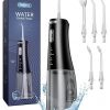 Amazon :$32.38 ($79.99)Onlyone Water Dental Flosser Pick for Teeth, 300ML Portable Oral Irrigator, Rechargeable Travel Irrigation Cleaner, Professional Electric Flossing Cleaning Picks for Teeth Cleaning,IPX7 Waterproof
