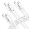 Amazon:$3.30 ($9.44)USB C to USB C Cable, 3-Pack 6FT, 60W Fast Charging Power Delivery for iPhone 16/16 Pro/16 Plus/16 Pro Max/15, iPad Mini 6/Pro 2021, MacBook Pro 2020, Samsung Galaxy S23, Switch
