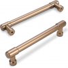 Amazon:$18.49 ($36.99)10 Pack Dark Champagne Bronze Cabinet Pulls 5 Inch(128mm) Hole Centers Kitchen Cabinet Handles Gold Drawer Pulls