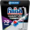 Amazon:$15.74 ($23.27)Finish Quantum Infinity Shine Dishwasher Detergent Tablets (Pack of 70), 2.45 pounds | Pods, Liquid, Soap | Advanced Clean & Shine | 70ct