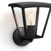 Amazon :$66.29 ($99.99)Philips Hue Inara Outdoor Smart Wall Light, Black - E26 White Filament LED Bulb - 1 Pack - Requires Hue Bridge - Control with Hue App and Voice - Weatherproof
