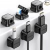 Amazon:$8.63 ($14.39)6 Pack Magnetic Cable Clips [Cable Smooth Adjustable] Cord Holder, Under Desk Cable Management, JOYROOM Adhesive Wire Holder Keeper Organizer for Home Office Desk Phone Car Wall Desktop Nightstand