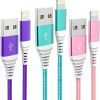 Amazon:$3.59 ($6.99)IDISON [MFi Certified] iPhone Charger 3Pack 6FT Lightning Cable Nylon Braided Fast iPhone Charging Cable Compatible with iPhone 14/13/12/11 Pro/MAX/XR/XS/8/7/6 Plus S SE/iPad iPod and More-Colorful
