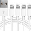 Amazon : $7.19 ($19.99)  4Pack Original [Apple MFi Certified] Charger Lightning to USB Charging Cable Cord Compatible iPhone 14/13/12/11 Pro/11/XS MAX/XR/8/7/6s Plus,iPad Pro/Air/Mini,iPod Touch