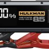 Amazon : $129.99 ($199.99)  HULKMAN Alpha85 Smart JumpStarter 2000 Amp 20000mAh Car Starter for up to 8.5L Gas and 6L Diesel Engines with Boost Function for Totally Dead Battery 12V Lithium Portable Car Battery Booster Pack