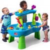 Amazon : $78.99 ($89.99)  Step2 Rain Showers Splash Pond Toddler Water Table, Kids Water and Sand Activity Sensory Playset, Summer Outdoor Toys, 13 Piece Toy Accessories, For Toddles 1.5+ Years Old