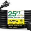Amazon : $11.13 ($14.06)  Go Green Power Inc. GG-13825BK - 14/3 SJTW Outdoor Extension Cord, Black, 25 ft