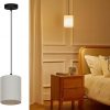 Amazon : $14.44 ($28.69)  Pendant Light Fixture, Farmhouse Pendant Lamp with Linen Shade, Hanging Ceiling Light Fixture for Bedroom, Kitchen, Living Room, Dining Table-Beige,Bulb not Included