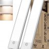 Amazon:$12.34 ($18.99)ROMECH Under Cabinet Light, 53 LED 3 Color Temps Motion Sensor Light Indoor, 1200mAh Under Cabinet Lighting Wireless with USB Charging, 7.8Inch Closet Light for Kitchen Stair Wardrobe (2 Pack)