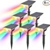 Amazon : $76.49 ($99.99)  Linkind StarRay Solar Spot Lights Outdoor Color Changing, IP67 Solar Lights Outdoor Waterproof, 30% Conversion Rate Multicolor Solar Landscape Spotlights for Pathway, Patio, Gate, 6 Pack