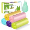 Amazon: $9.99 ($19.99) Trash-Bags Small-Garbage Kitchen-Bathroom Recycling Bag – 4 Gallon Multiple Colors, 200 Ct