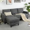 Amazon: $224.99 ($449.99) Modular Sectional Sofa Couch, L Shaped Couch with Storage Ottoman, Convertible Sofa with Chaise