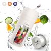 Amazon : $11.98 ($37.11)  GREECHO Portable Blender, One-handed Drinking Mini Blender for Shakes and Smoothies, 12 oz Personal Blender with Rechargeable USB, Made with BPA-Free Material Portable Juicer, White