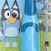 Amazon : $2.74 ($5.99)  Colgate Kids Battery Powered Toothbrush, Kids Battery Toothbrush with Included AA Battery, Extra Soft Bristles, Flat-Laying Handle to Prevent Rolling, Bluey Toothbrush, 1 Pack