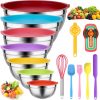 Amazon: $22.99 ($54.99) Mixing Bowls with Lids for Kitchen – 26 PCS Stainless Steel Nesting Colorful Mixing Bowls Set