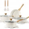 Amazon: $69.86 ($139.95) Nonstick Ceramic Cookware Set 13-Piece, Healthy Pots and Pans Set