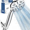 Amazon:$19.94 ($59.99) 6-Mode High Pressure Handheld Shower Head Set, Consumer Reports Recommended HOPOPRO High Flow Hand Held Showerhead with 59 Inch Hose Bracket Teflon Tape Rubber Washers