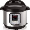 Amazon : $89.95 ($99.99)  Instant Pot Duo 7-in-1 Electric Pressure Cooker, Slow Cooker, Rice Cooker, Steamer, Sauté, Yogurt Maker, Warmer & Sterilizer, Includes App With Over 800 Recipes, Stainless Steel, 6 Quart