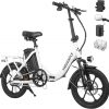 Amazon : $424.99 ($499.99)  HOVERFLY H3 16'' Electric Bike, Max 25Miles Range(Pedal-Assist) & Speed 15.5 Mph Power by 350W Motor, Folding E-Bike with Removable Battery, Front Suspension and Commuter Electric Bicycle Adults