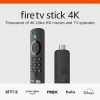 Amazon:$26.99 ($44.99)Certified Refurbished Amazon Fire TV Stick 4K streaming device, more than 1.5 million movies and TV episodes, supports Wi-Fi 6, watch free & live TV