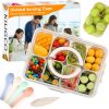 Amazon:  $6.99 ($12.99) Snackle Box Container with Eco-friendly Spoons- Portable Divided Serving Tray w/ Lid &Handle