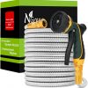 Amazon: $34.49 ($68.98) 100Ft Stainless Steel Garden Hose – Flexible Metal Water Hose with Nozzle, Puncture, Rust Proof